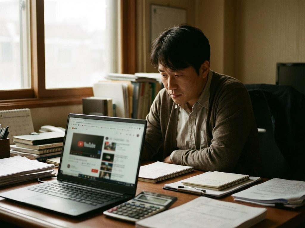 유튜브 광고 선택 고민하는 마케터